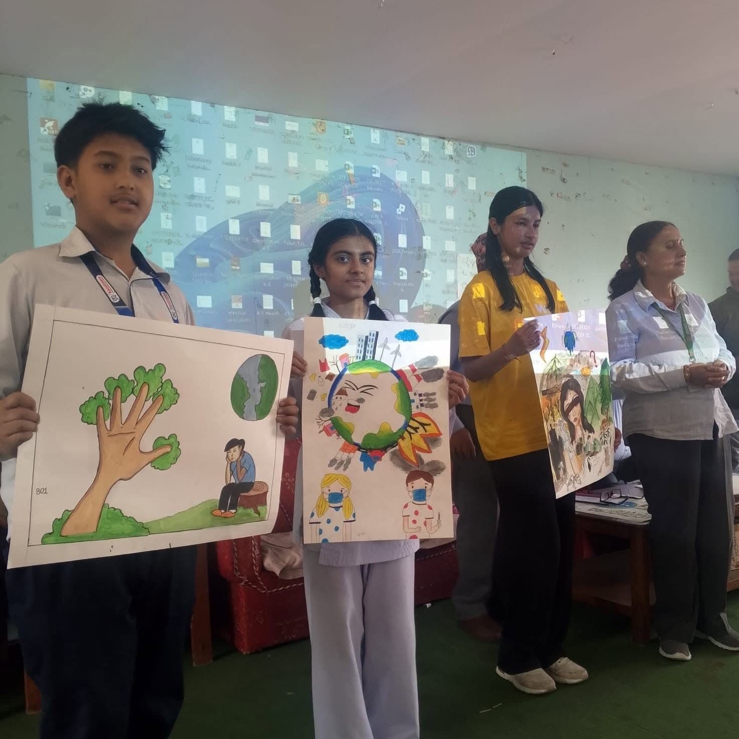 2nd Position, Inter-School Art Competition (Kathmandu Metropolitan City)